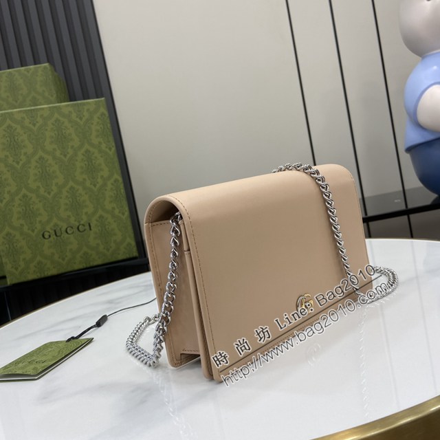 Gucci專櫃古馳最新款Marmont系列鏈帶錢包女士小斜挎包 jh2479型號：790060
